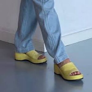 Paloma Wool Yellow Blockbuster Sandals